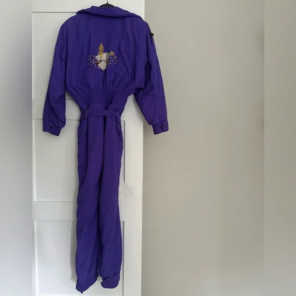 VINTAGE 90’s Bogner Canadian Wilds Women’s One Piece Ski Suit, size 8 - Picture 2 of 14